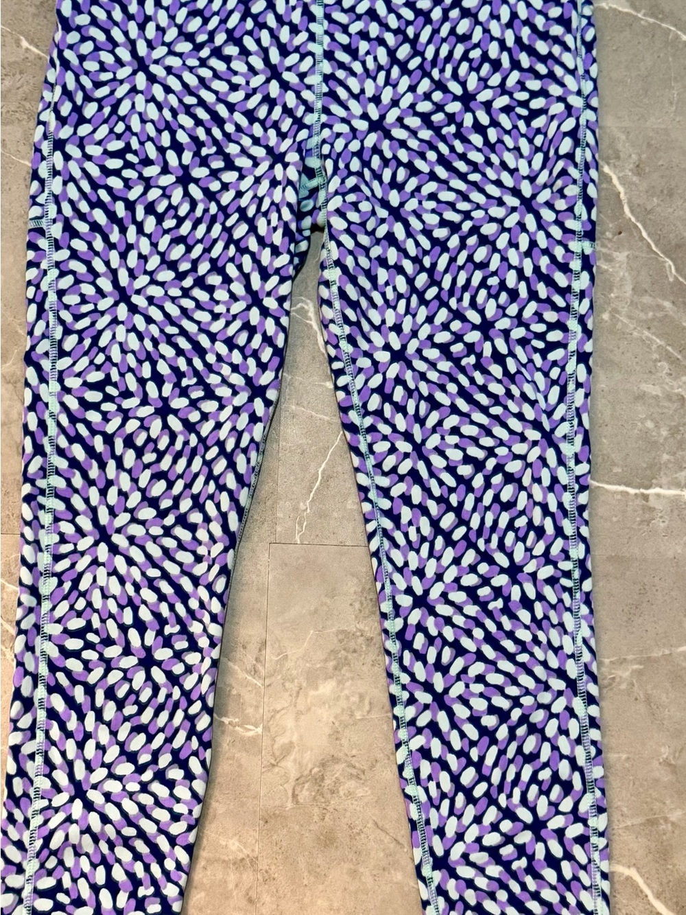 Women’s Purple Patterned Leggings